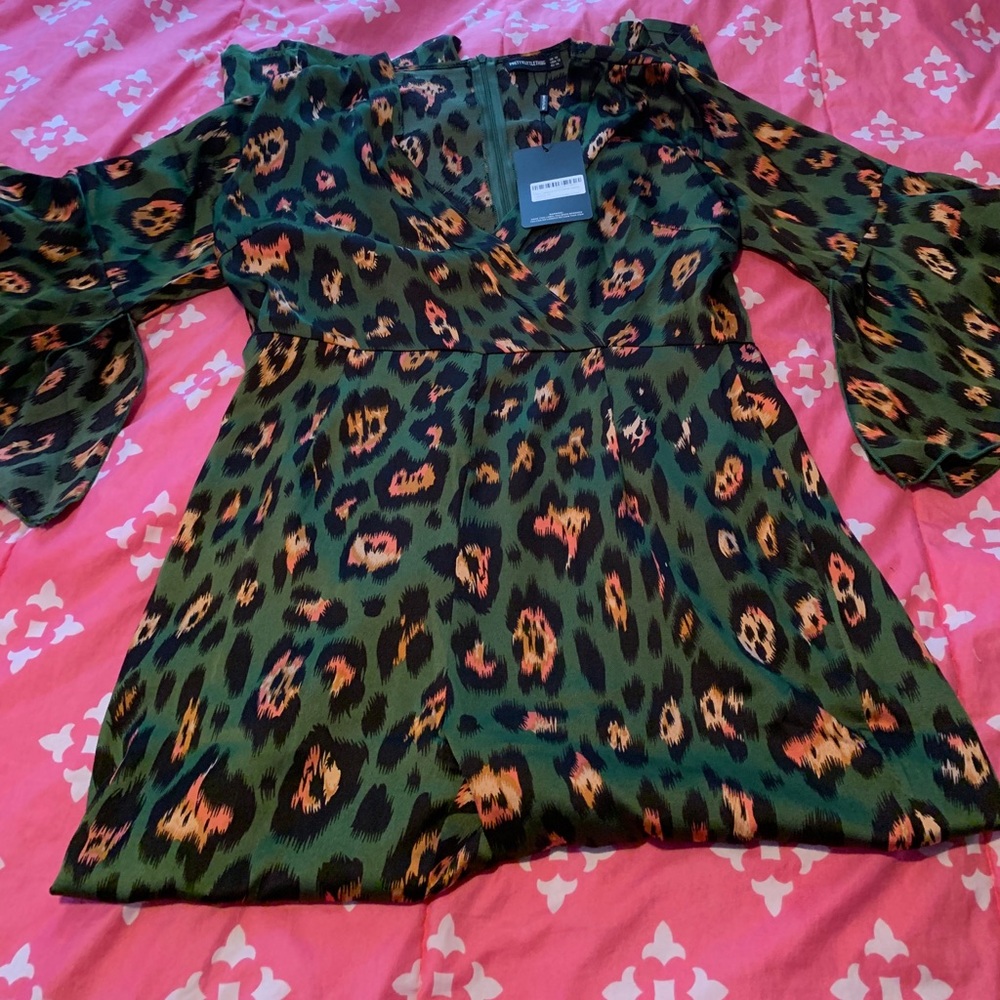 ✨✨Fierce Green Leopard Pant Jumpsuit✨✨